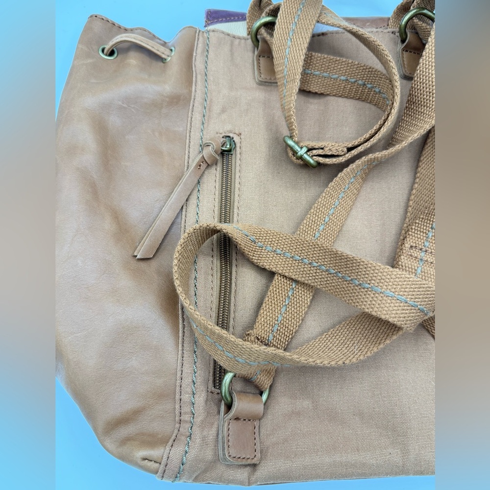 The Sak Patchwork Leather Drawstring Backpack - Picture 14 of 16